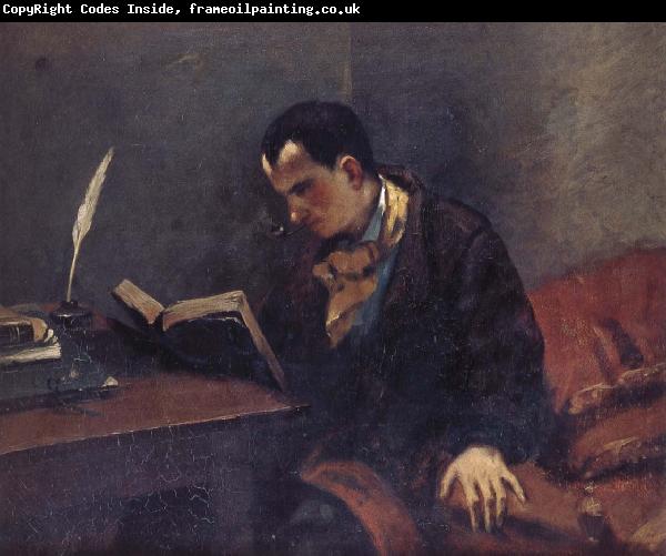 Gustave Courbet Portrait of Baudelaire